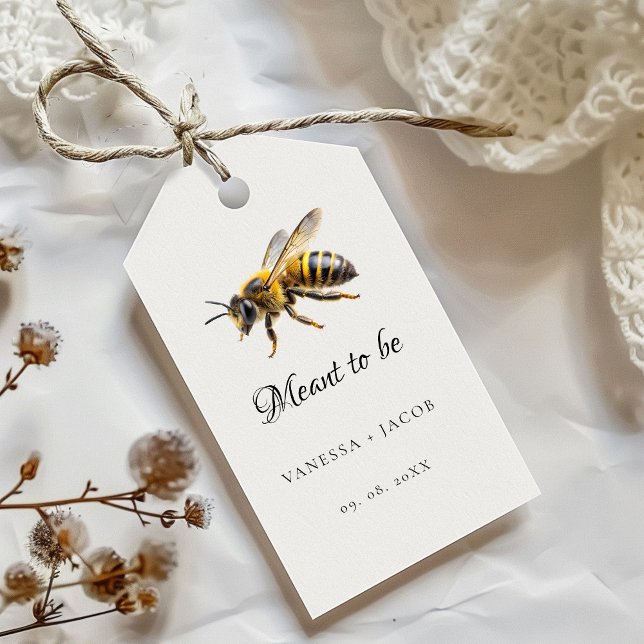 Etiqueta Para Presente Elegante quer ser a favor do casamento (Criador carregado)