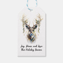 Elegante Reindeer - Joy, Peace, Love This Holiday