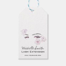 Elegante Rosas Rosa Floral Watercolor Beauty Salon