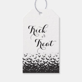 Etiqueta Para Presente Elegante Trick ou Treine Pop por Halloween