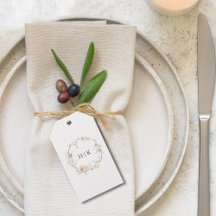 Elegante Watercolor Monograma Floral Dif Ta