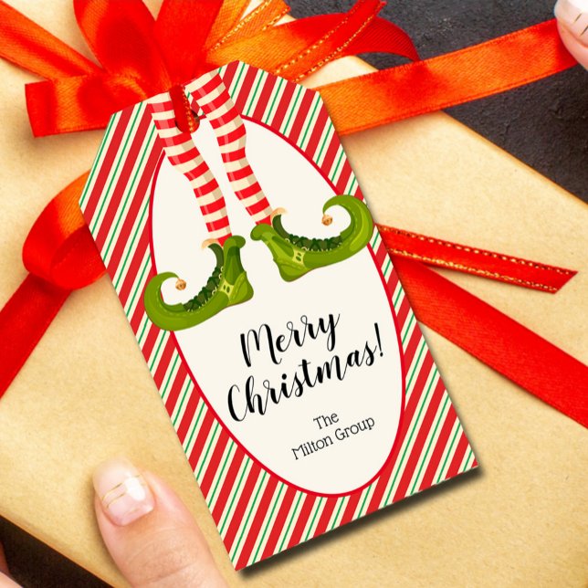 Etiqueta Para Presente Elf Christmas (Elf Christmas Gift Tags)