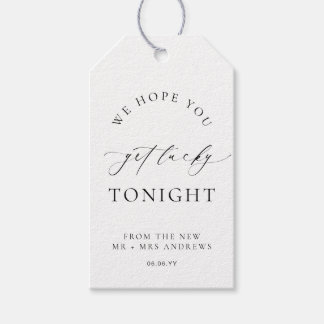 Etiqueta Para Presente Ellesmere Consiga Sorte Esta Noite Casamento De Bi