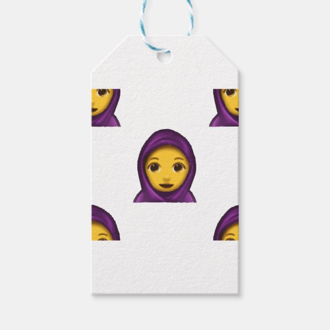 Etiqueta Para Presente emoji hajib (Frente)