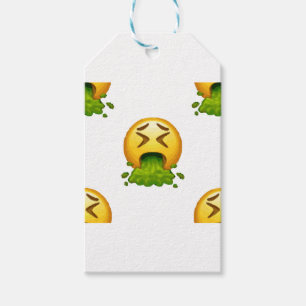 Etiqueta Para Presente emoji vomitando