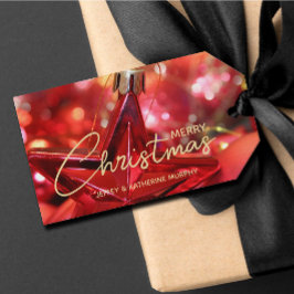 Etiqueta Para Presente Enfeite de Estrela Natal