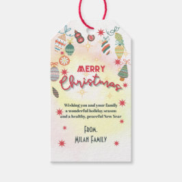 Etiqueta Para Presente Enfeites bonitos convite de festas de Natal
