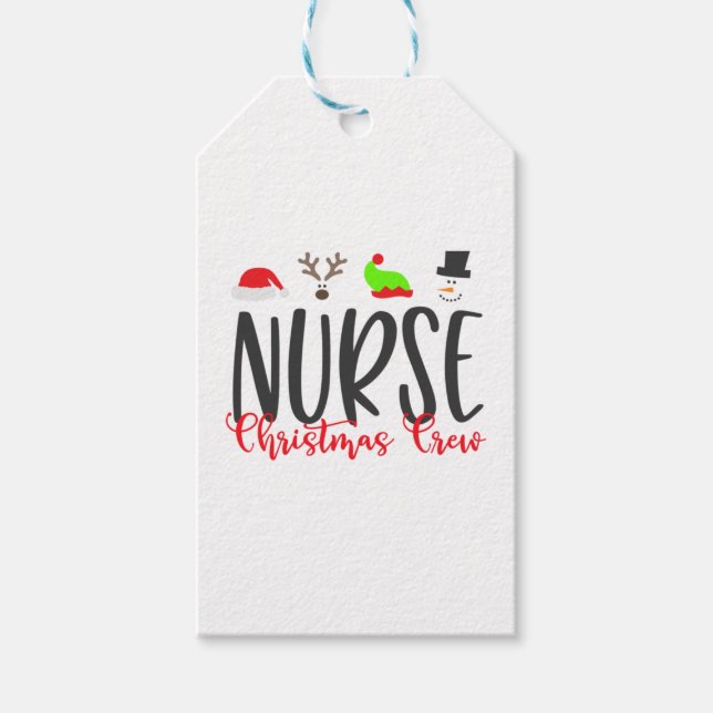 Etiqueta Para Presente Enfermeira de Natal2 (Frente)