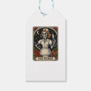 Etiqueta Para Presente Enfermeira Enfermeira Enfermeira Esqueletão Tarot