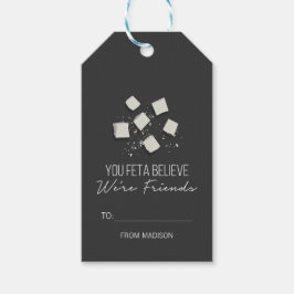 Etiqueta Para Presente Engraçado Feta Amigos Namorados Adoram Tag de pres