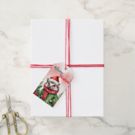 Etiqueta Para Presente Engraçado Freguiçoso Fúria de Natal Fúria papais n