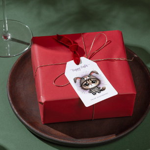 Etiqueta Para Presente Engraçado Gatinho Coelhinho Orelha Felz pascoa Rox