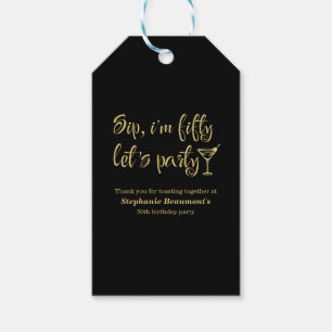 Etiqueta Para Presente Engraçado Sip Moderno. Sou 50 anos de mulher.