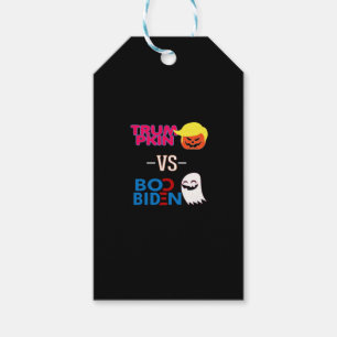 Etiqueta Para Presente Engraçado Trumpkin Vs Boo Biden Design Classe Hall