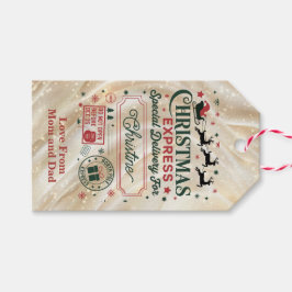 Etiqueta Para Presente Entrega Especial do Expresso de Natal