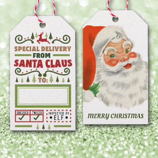 Etiqueta Para Presente Entrega especial do Papai Noel