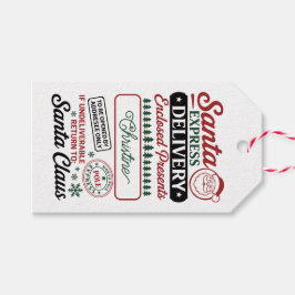 Etiqueta Para Presente Entrega Expresso do Papai Noel