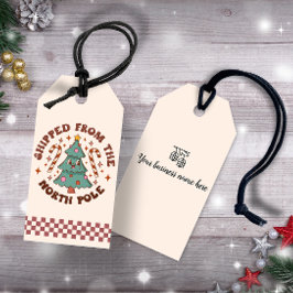 Etiqueta Para Presente Enviado do Polo Norte - Empresa Personalizada