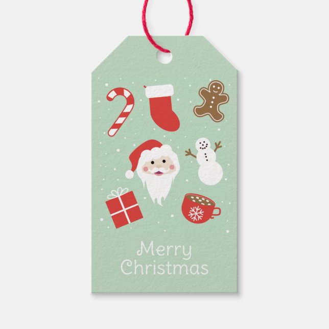 Etiqueta Para Presente Época de Natal   (Frente)