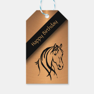 Etiqueta Para Presente Equine Birthday