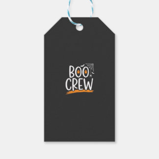 Etiqueta Para Presente Equipe Boo Design de Fantasma de Halloween_1