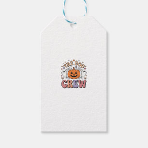 Etiqueta Para Presente Equipe de Fantasmas de Halloween Fofa Assustadora