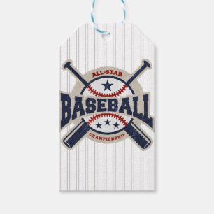 Etiqueta Para Presente Equipe de Todos as Estrelas do Beisebol Festa de A
