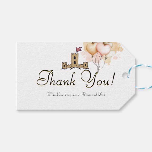 Etiqueta Para Presente Era uma vez numa Terra de Alegria (Frente (horizontal))