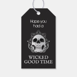Etiqueta Para Presente Espero que tenhas tido um Dia das Bruxas Malvado