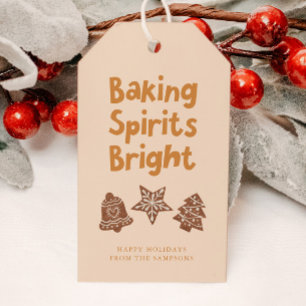 Etiqueta Para Presente Espiral De Banho Cookie Exchange Amarelo