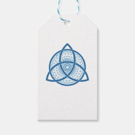 Etiqueta Para Presente Espiral do Nó Celta