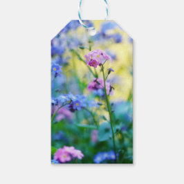 Etiqueta Para Presente Esqueçam-me-não-flores