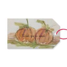 Esquema de aquarela original Pumpkin