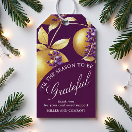 Etiqueta Para Presente "Esta É A Época Para Ser Um Feliz Natal Corporativ