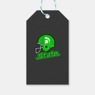 Etiqueta Para Presente Estado de Michigan Green White