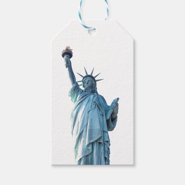 Etiqueta Para Presente Estátua da liberdade (Frente)