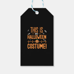 Etiqueta Para Presente Este é o meu disfarce de Halloween