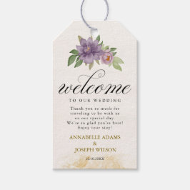 Etiqueta Para Presente Estética de Verão Rústico Casamento de Flores Silv