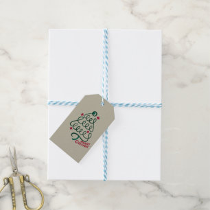 Etiqueta Para Presente Estetoscópio Feliz Natal CNA Profissional Médico