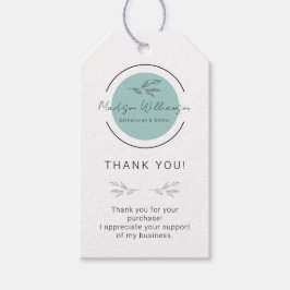 Etiqueta Para Presente Estheticista moderno Stylist Spa Cliente Obrigado