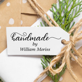 Etiqueta Para Presente Estilo simples Rótulo feito à mão por negócios