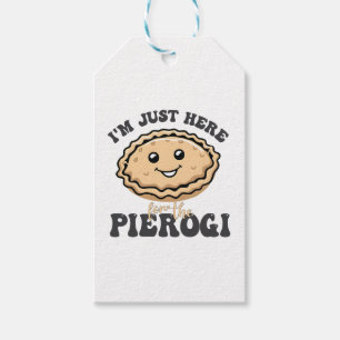 Etiqueta Para Presente Estou aqui pelo Pierogi