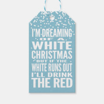 Estou sonhando com um vinho personalizado de Natal