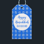 Etiqueta Para Presente Estrela de Hanukkah de David CUSTOM Holiday<br><div class="desc">Espero que goste desta design de férias. Adicione seu próprio texto à frente ou atrás. Verifique meu compro se há mais itens correspondentes,  como adesivos,  canecas,  cartões,  papel de embrulho,  assim como outros padrões de férias. Obrigados para comprar comigo! Se você quiser algo personalizado,  me avise!</div>
