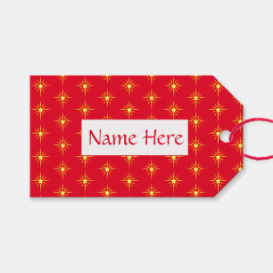 Etiqueta Para Presente Estrela de Natal