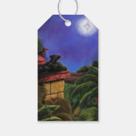 Etiqueta Para Presente estrela de natal do templo da selva do pântano