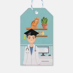Etiqueta Para Presente Estudante de Medicina Veterinária Doutor Veterinár