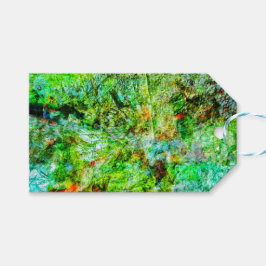 Etiqueta Para Presente Etiqueta de presente abstrata amarela calma,Arte a