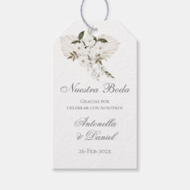 Etiqueta Para Presente Etiqueta de presente Boho Wedding em espanhol