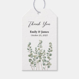 Etiqueta Para Presente Etiqueta de Presente Botânica Elegante